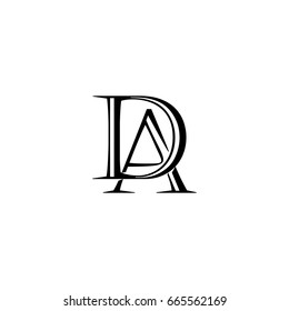 letter A,D logo vector