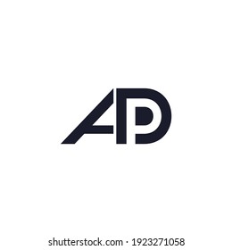 Letter ADP logo design vector