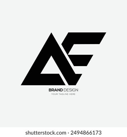 Buchstaben Ae oder Ea anfängliches modernes einzigartiges Monogramm-Logo