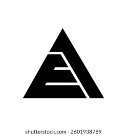 Letter Ae or Ea initial modern unique monogram logo