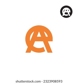 Letter AE EA Monogram Logo Design