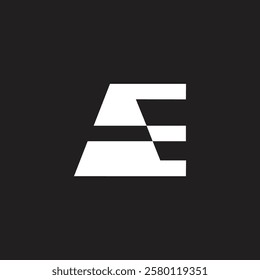 Letter AE or EA  unique logo design art icon initial vector minimal awesome trendy professional logo design for all kinds of business template.