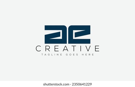 Letter AE Logo Design Vorlage Vektorgrafik.