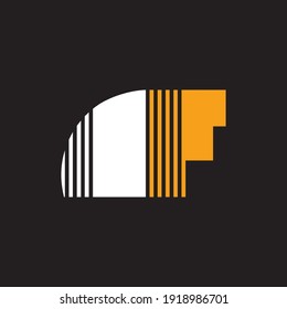 Letter AF FA A F Logo Symbol Vektorvorlage für Ihr Unternehmen. Ursprüngliches Logo-Design, geometrisches Logo. Kreatives modernes Monogramm-Alphabet. Firmenlogo-Idee mit Tagline-Platz.