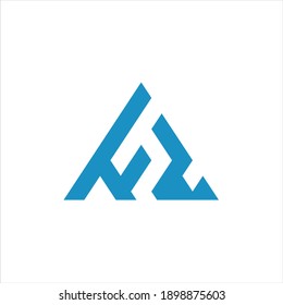 Letter AF logo design template elements