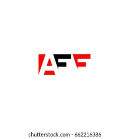 letter A,F,F logo vector
