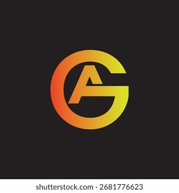  Letra Ag A G Logo Letra, ag Letra Tipo Logo