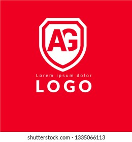 letter AG logo concept. Designed for your web site design, logo, app, UI