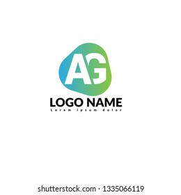 letter AG logo concept. Designed for your web site design, logo, app, UI