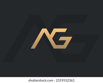Letter AG logo design. Creative Initial letter AG logo. Letter AG symbol, Letter AG business.