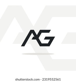 Letter AG logo design. Creative Initial letter AG logo. Letter AG symbol, Letter AG business.