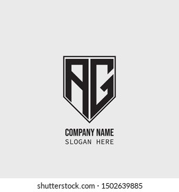 Letter AG logo Design Template