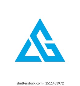 Letter Ag Logo Monogram Icon Vector Template