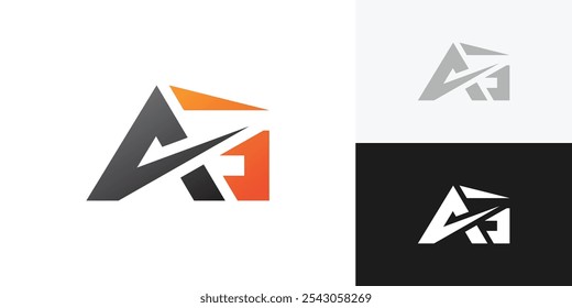 
Plantilla de diseño de Vector de logotipo minimalista Letter AG