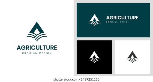 Letter A for Agriculture Logo design for Farm Logo, Bakery, Bread, Pastry, Home Industries Business brand Identity logo