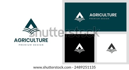 Letter A for Agriculture Logo design for Farm Logo, Bakery, Bread, Pastry, Home Industries Business brand Identity logo