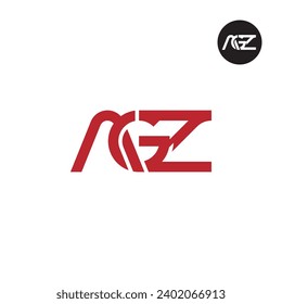 Letter AGZ Monogram Logo Design