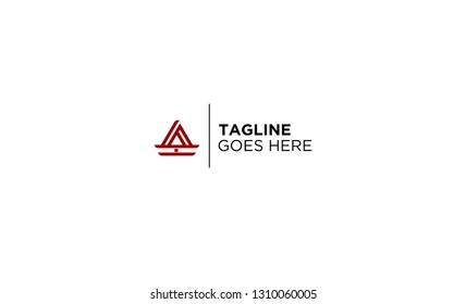 Letter AH or HA icon Logo Vector