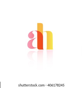 Letter AH logo