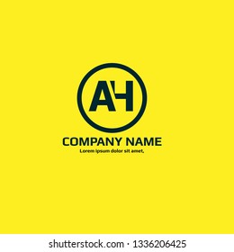 letter AH logo concept. Designed for your web site design, logo, app, UI
