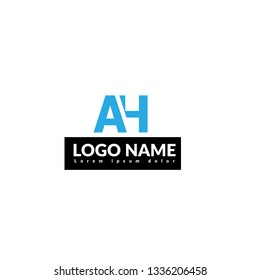 letter AH logo concept. Designed for your web site design, logo, app, UI