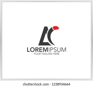 Letter AI logo. initial design vector. letter logo