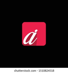Letter AI Square Media Creative Modern Logo