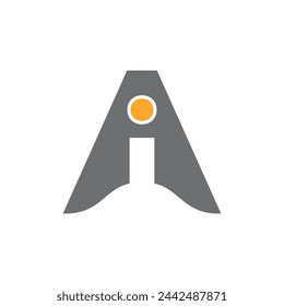 Letter Ai Vektor Logo Design