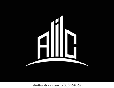 Letter AIC building Vektorgrafik Monogramm Logo Design-Vorlage. Building Shape AIC Logo.