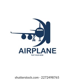 Letra I con plantilla de logotipo del vector del avión. Fuentes para eventos, promoción, logotipo, banner, monograma y afiche. Símbolo de etiqueta de alfabeto para marca e identidad