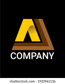 Letter AJ Logo design for company