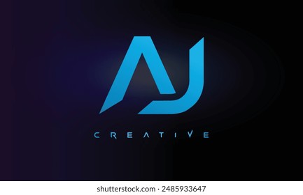 Letter AJ logo design creative custom clean two alphabet logo
