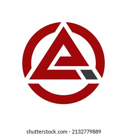letra aj logo simple limpio y elegante
