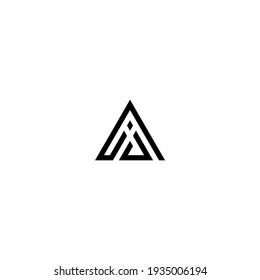 logo aj última plantilla vectorial