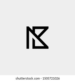 Letter AK K KA Monogram Logo Design Minimal Icon