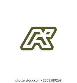 Logo von Letter AK oder KA