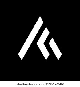 Minimales Monogramm-Logo von Letter AK