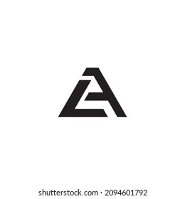 letter AL LA A L, simple symbol unique logo vector