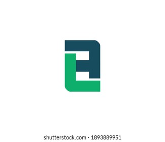 diseño de logotipo AL simple plantilla de vector