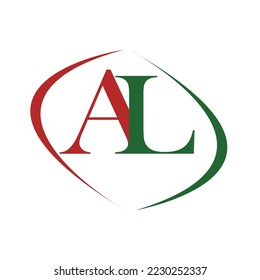 Letter AL logo design vector.Best Creative vector illustration.