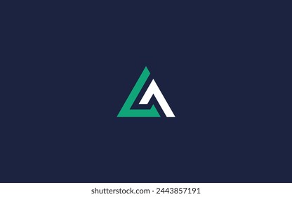 Buchstabe Al mit Dreieck Logo Symbol Design Vektor Design Vorlage Inspiration