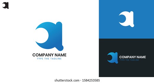 Letter A - All elements on this template are editable with vector software.