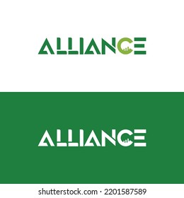 A letter, Alliance Business Logo Template, Collection of vector logos for your business. Association, Alliance, Unity, Team Work.