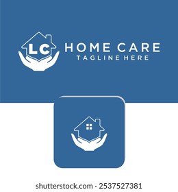 Logotipo inicial del monograma del alfabeto de la letra AA-ZZ para el diseño casero del cuidado