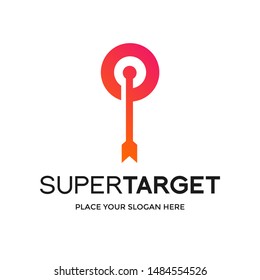 Letter I or alphabet with arrow vector logo. Suitable for marketing and business.