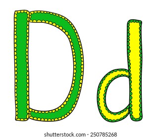 Letter of the alphabet "D"