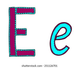 Letter of the alphabet "E"