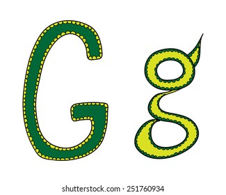 Letter of the alphabet "G"