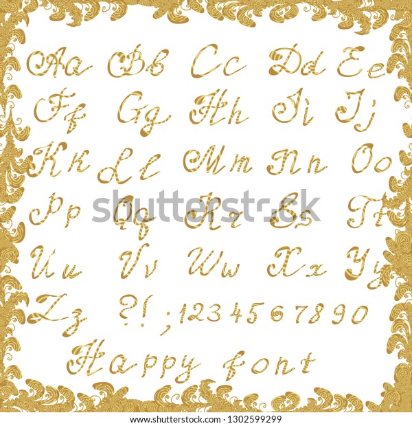 Trendy Font Minimalistic Style Alphabet Decorative Stock Vector