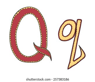 Letter of the alphabet "Q"